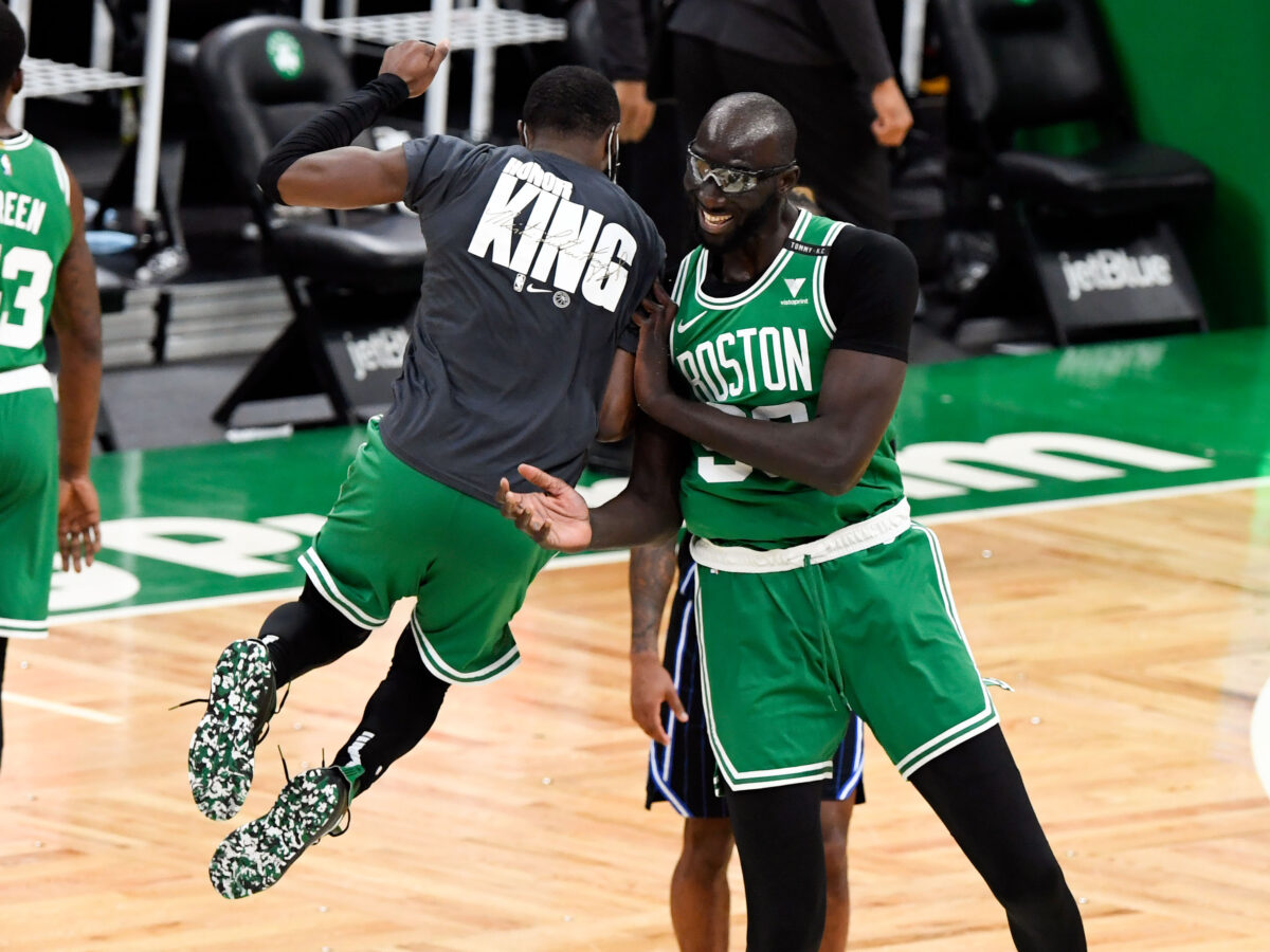 Boston alumnus Tacko Fall chimes in on potential Celtics-Jaylen Brown trade chatter fallout