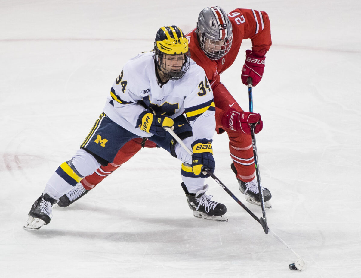 Ohio State men’s hockey set to play Michigan outdoors in Cleveland