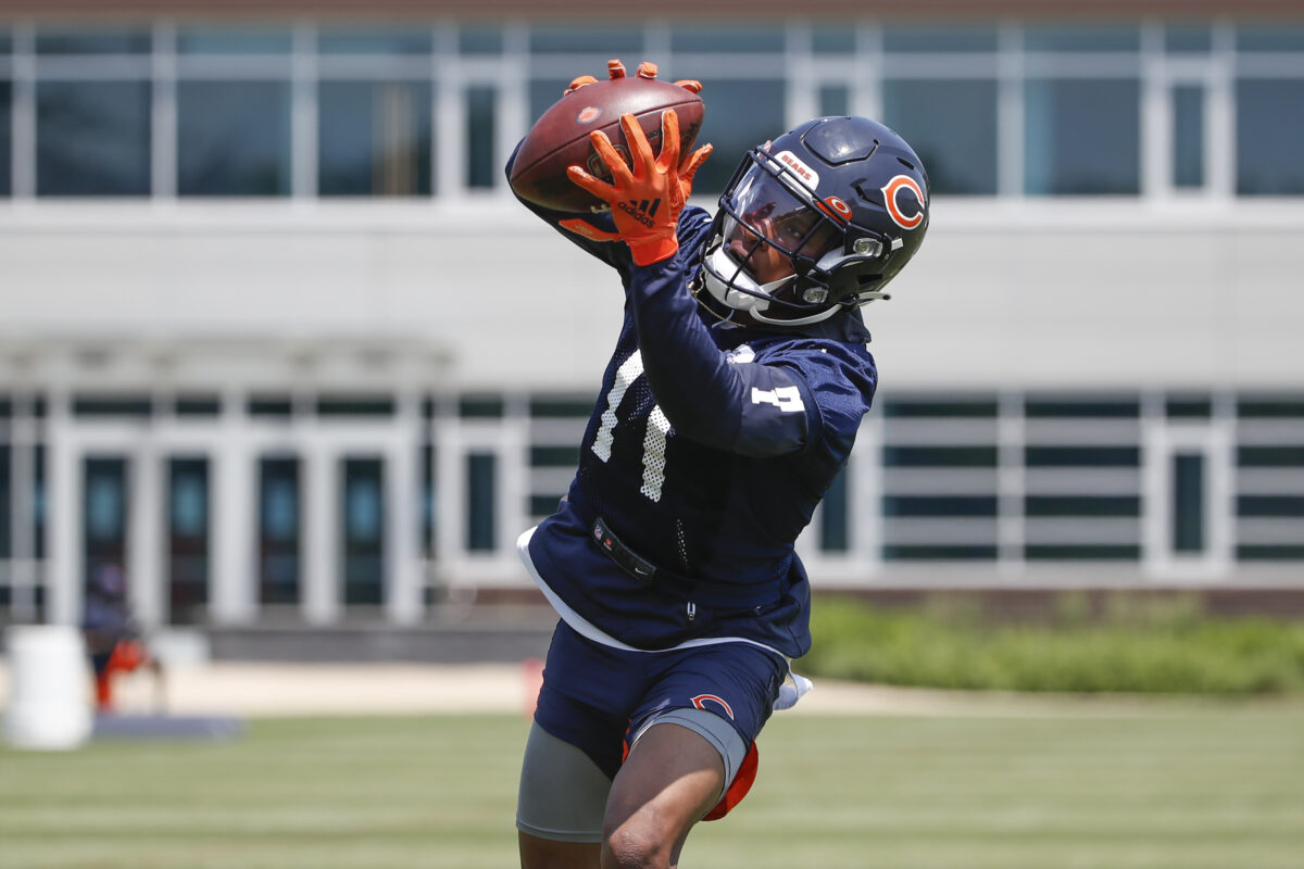 WATCH: Bears WR Darnell Mooney makes highlight catch at Family Fest