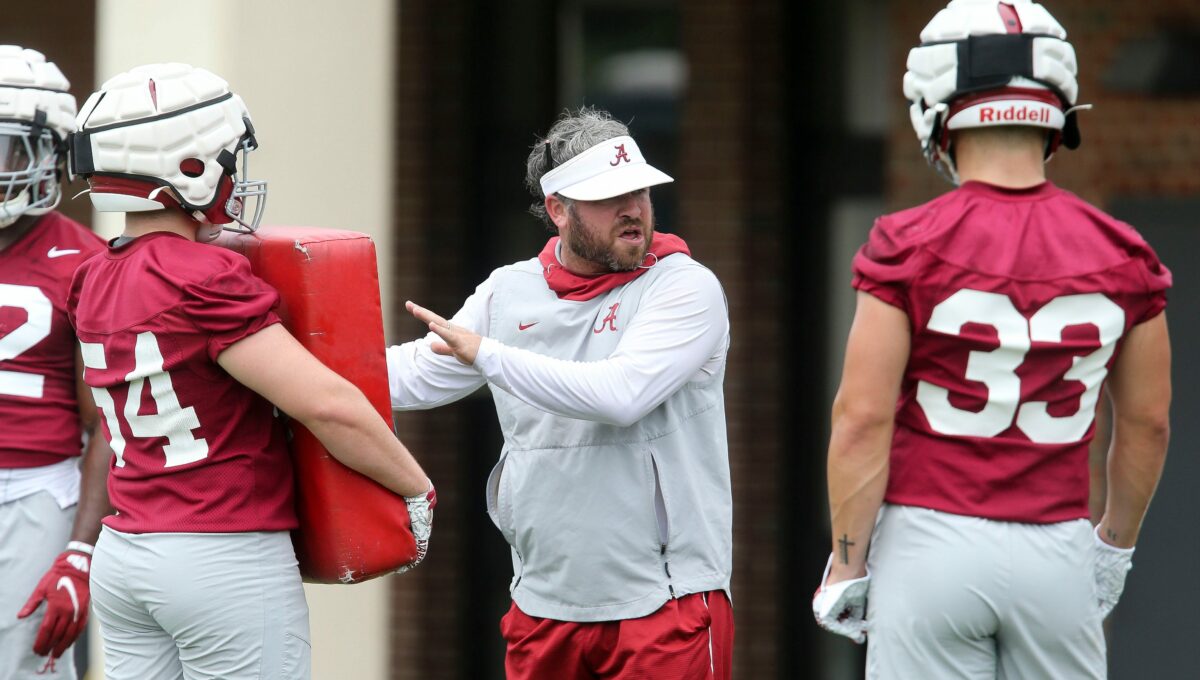 WATCH: Alabama shares clips from the Crimson Tide’s first fall practice