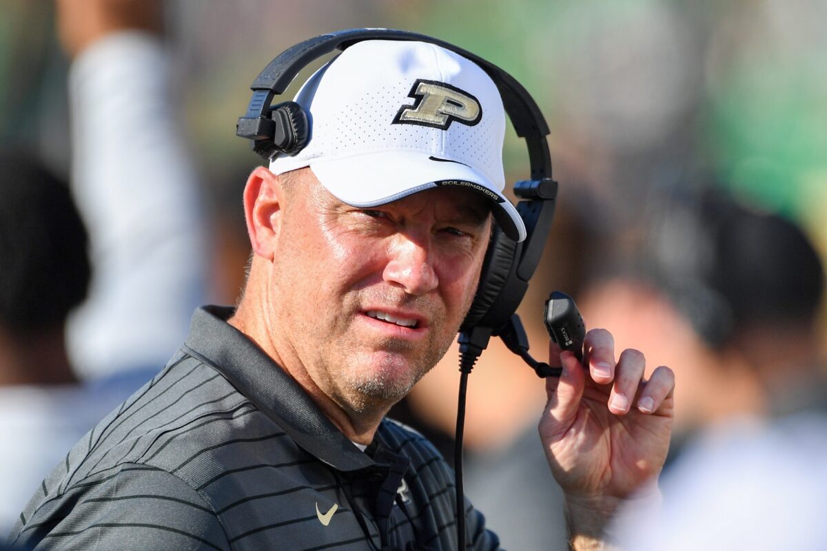 How Purdue head coach Jeff Brohm breaks down Sean Clifford