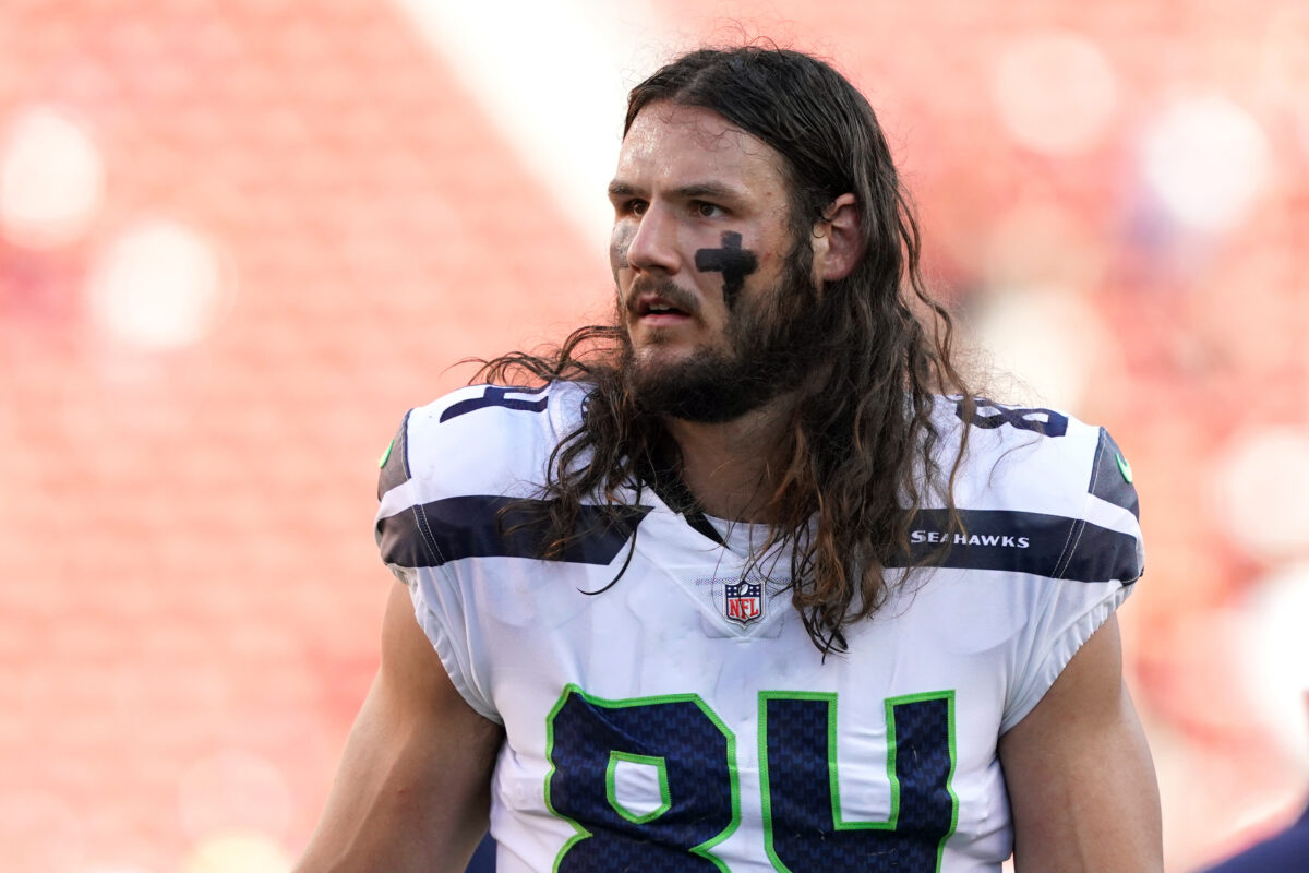 Seahawks tight end Colby Parkinson feeling great at new weight
