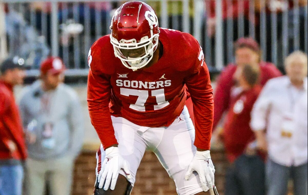 Anton Harrison embracing leadership role for Oklahoma Sooners offensive line