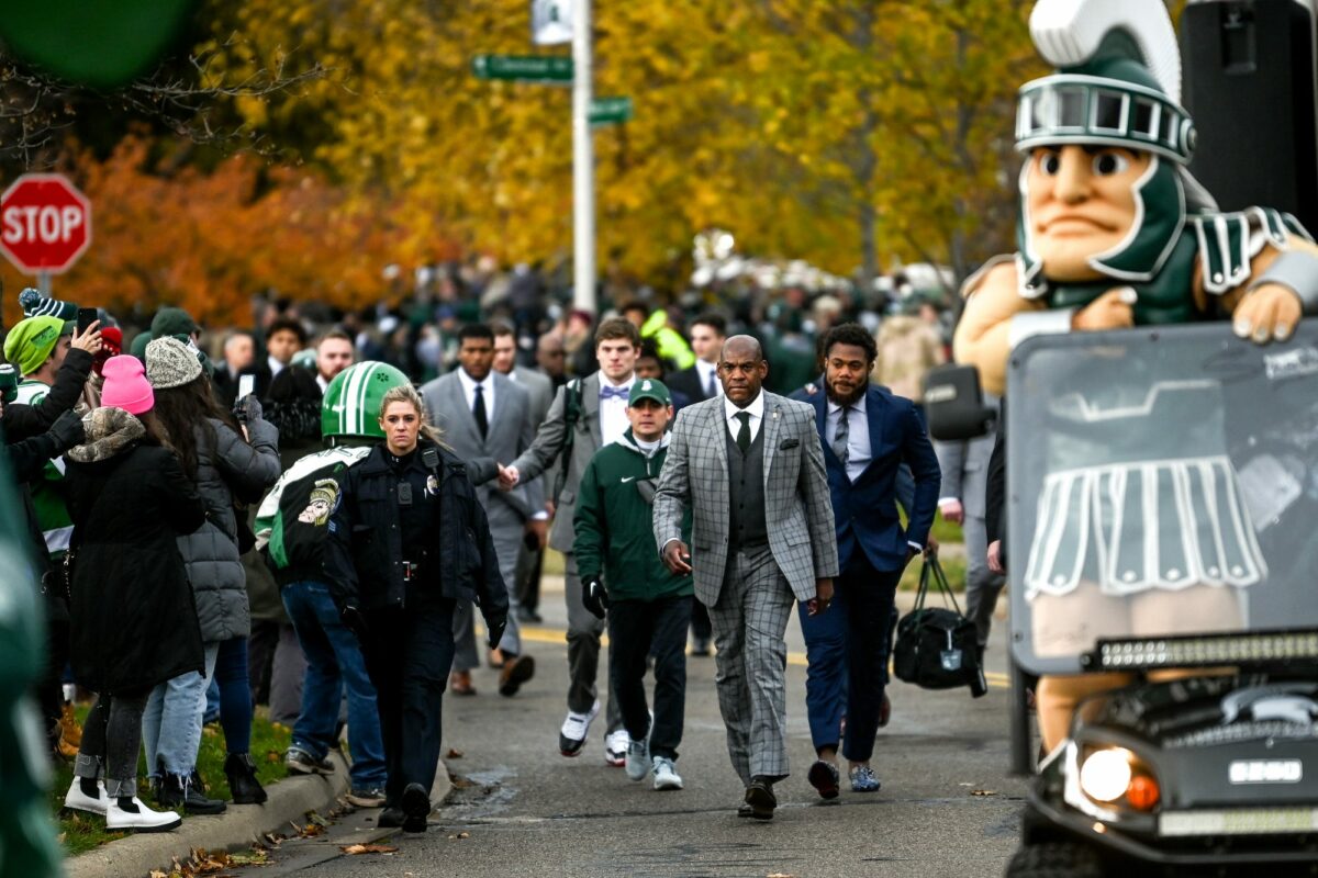 Michigan State football changes route for Spartan Walk