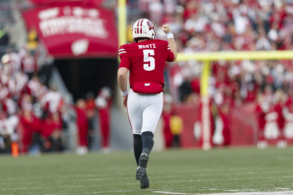 Where Graham Mertz ranks compared to fellow Big Ten QBs in Athlon’s position rankings