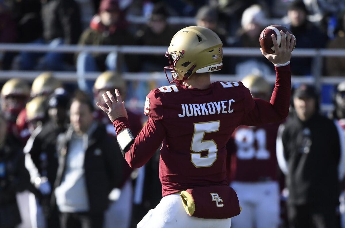 Greg Schiano impressed with BC’s Phil Jurkovec: ‘He’s an NFL quarterback’