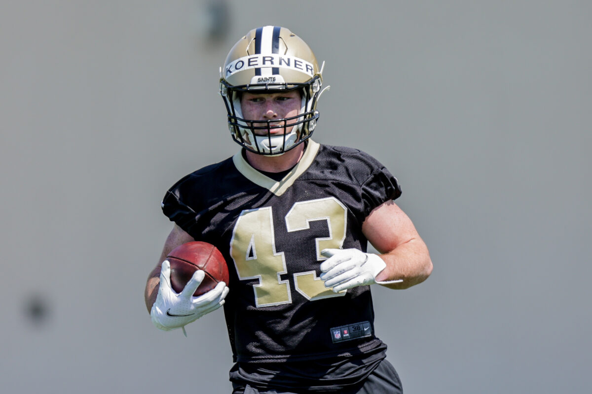 Report: Saints sign safety Jack Koerner with Bryce Thompson likely heading to injured reserve