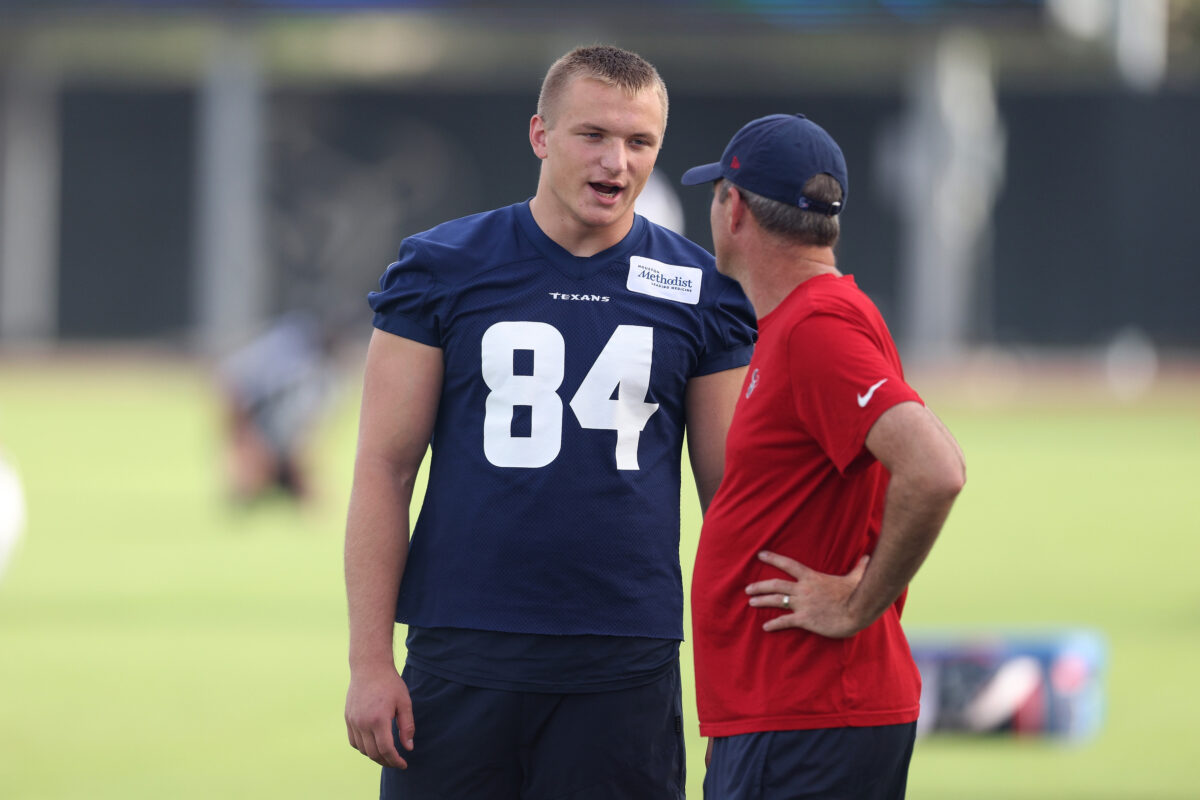 Texans activate rookie TE Teagan Quitoriano from PUP list