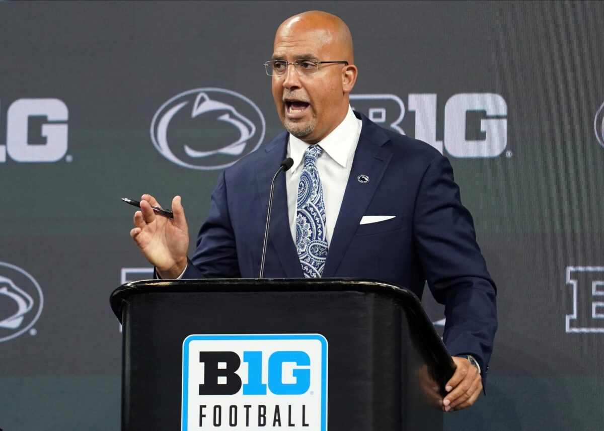 Everything James Franklin said at Penn State football media day