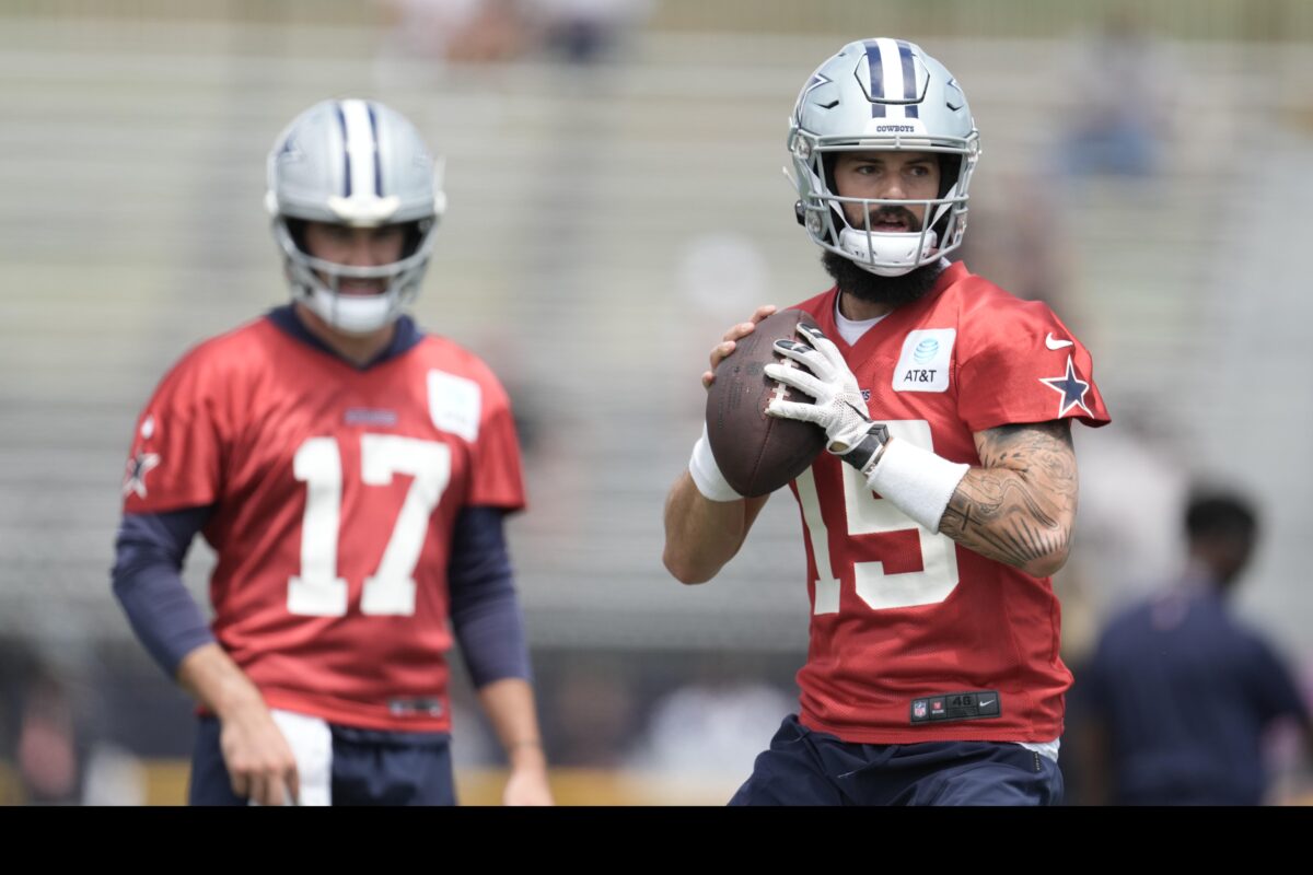 Cowboys holding out Dak Prescott and other stars, Will Grier, vs Broncos