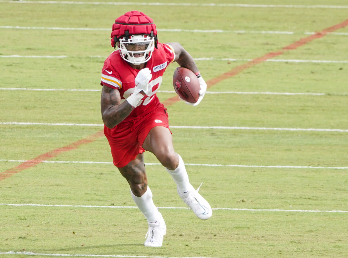Chiefs TE Jody Fortson back at training camp practice following quad injury