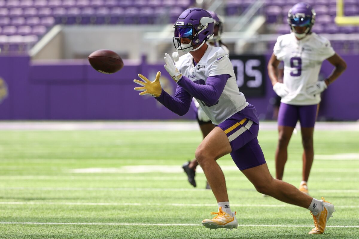 Leftover notes from Vikings’ first padded training camp practice
