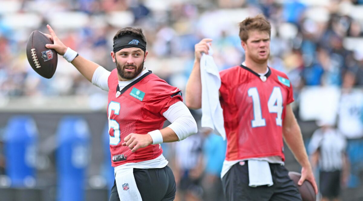 Another NFL expert takes Baker Mayfield over Sam Darnold in Panthers’ QB competition