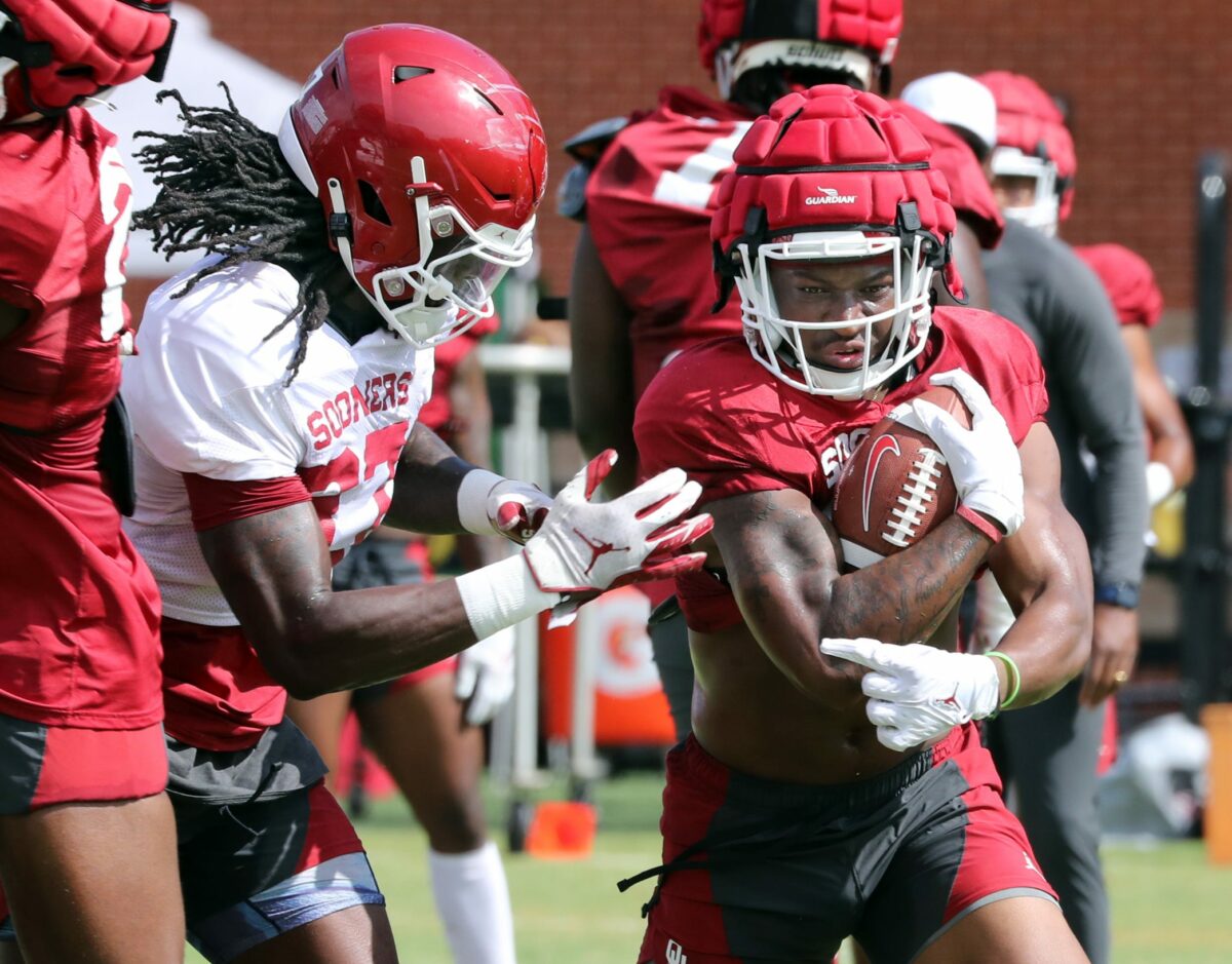Best photos from the first few days of Oklahoma’s fall camp