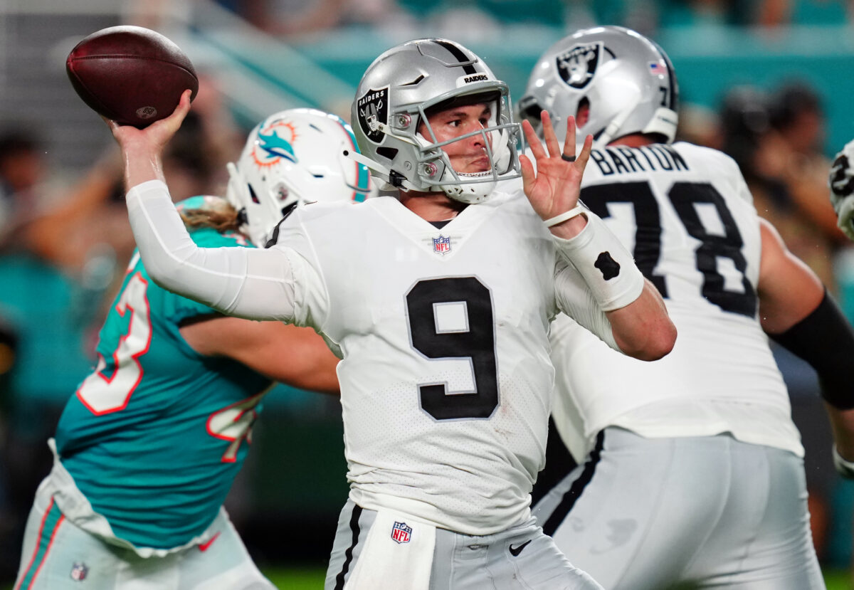 The Vikings Acquire QB Nick Mullens From the Raiders