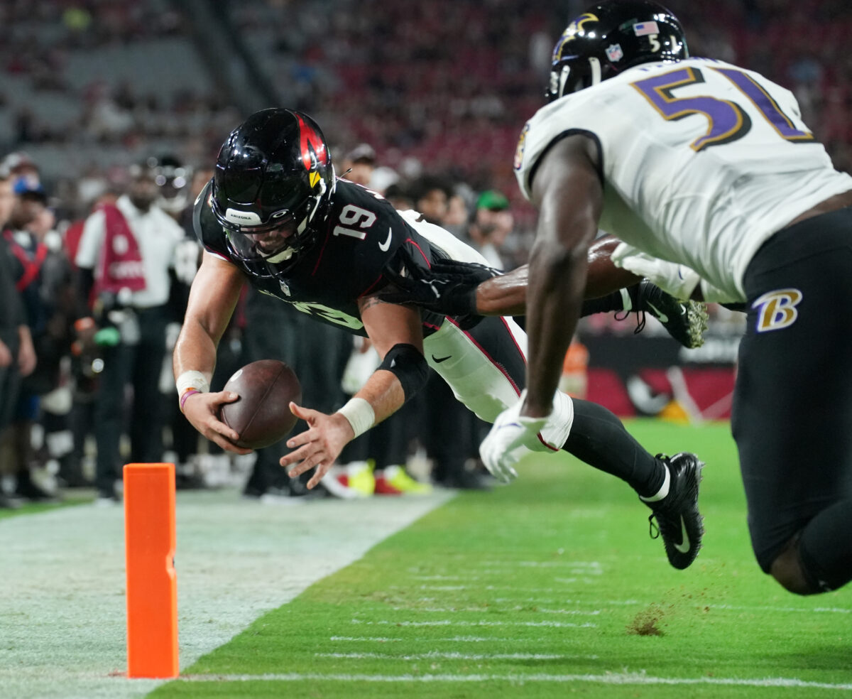 Ravens 24, Cardinals 17: Individual stats from Arizona’s preseason loss