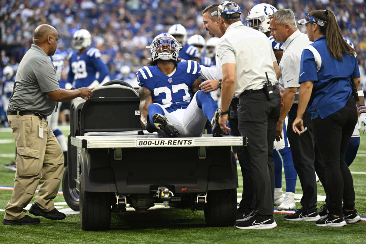 Colts’ Armani Watts suffered season-ending ankle injury