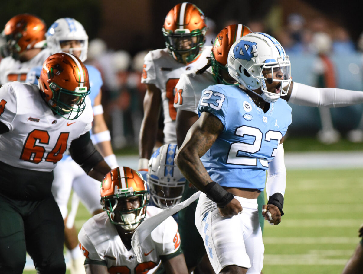 UNC football names players of the game in win over FAMU