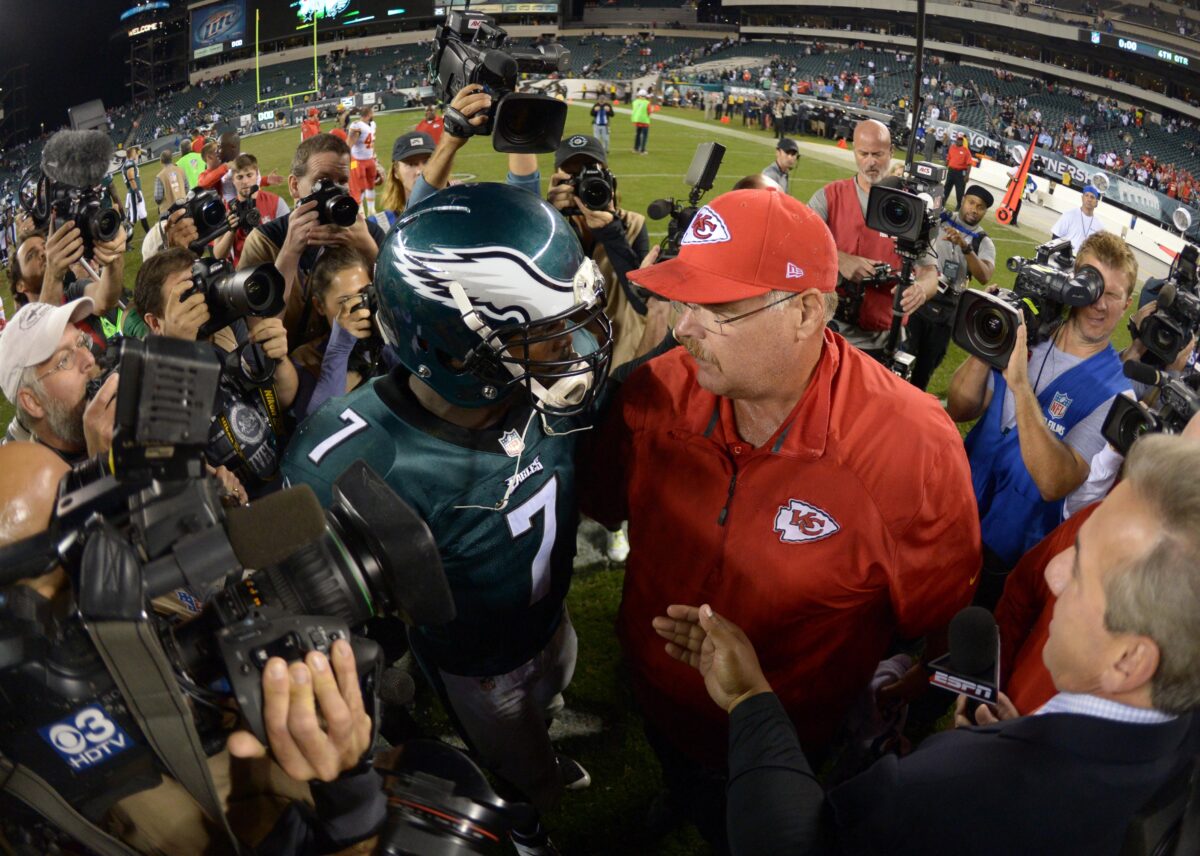 Here is why Andy Reid had Michael Vick at Chiefs training camp on Sunday