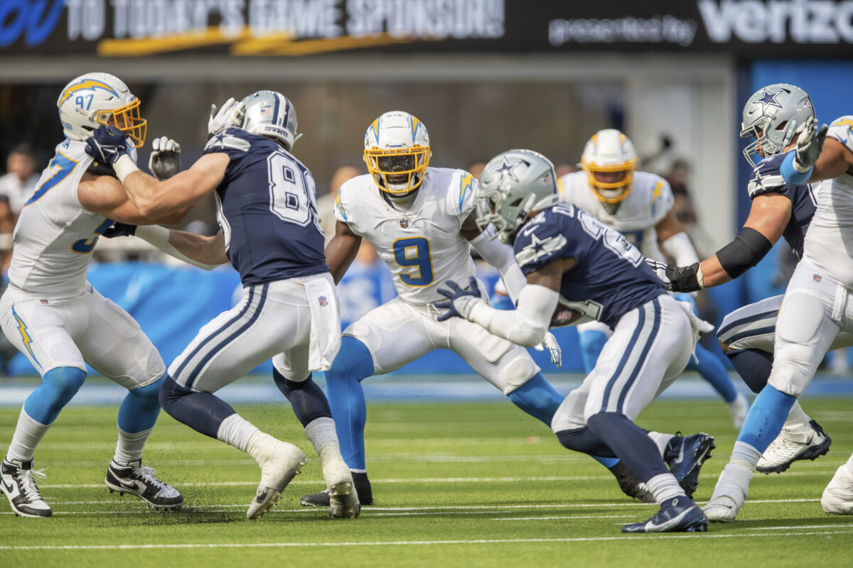 Chargers’ Brandon Staley sets expected return date for Kenneth Murray