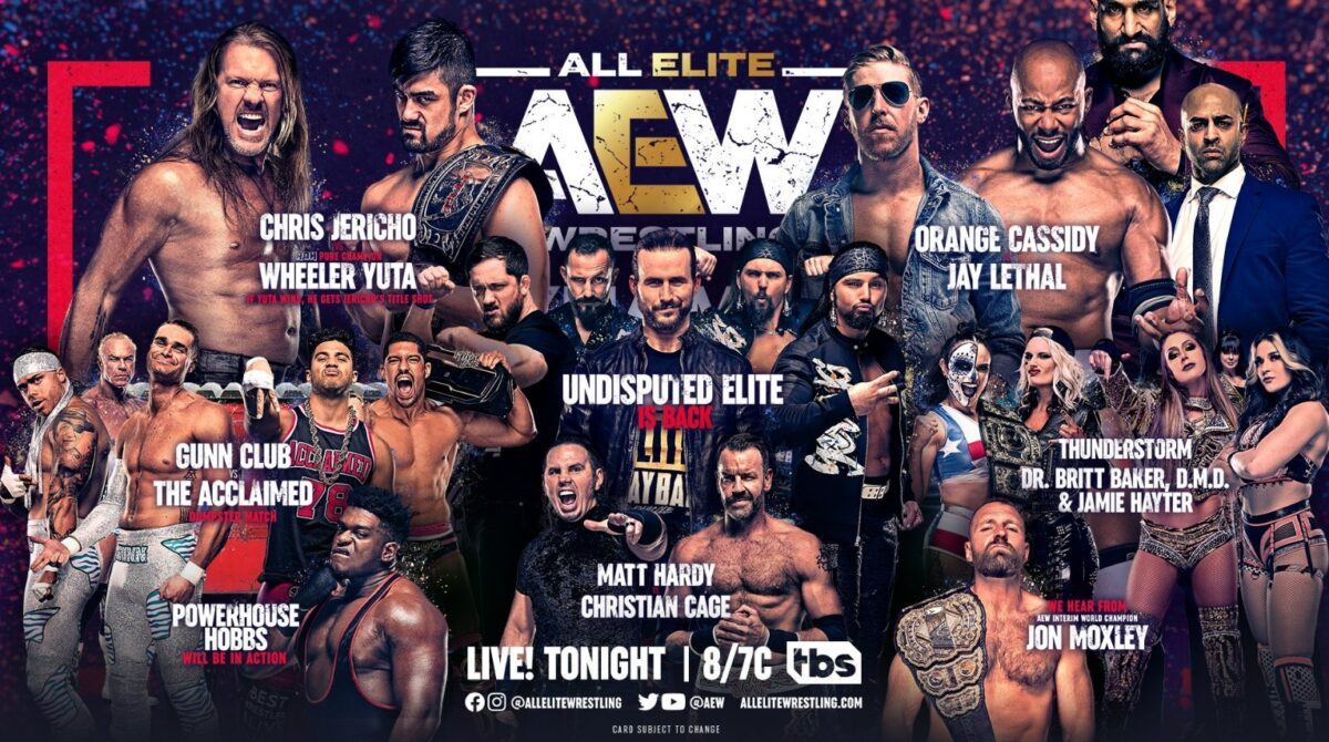 AEW Dynamite live results: Jericho, Yuta collide in Columbus