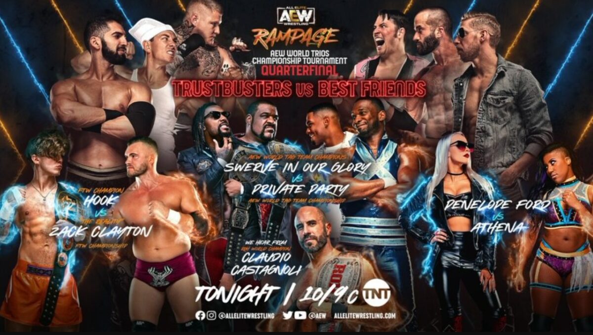 AEW Rampage quick results: Best Friends bust the Trustbusters