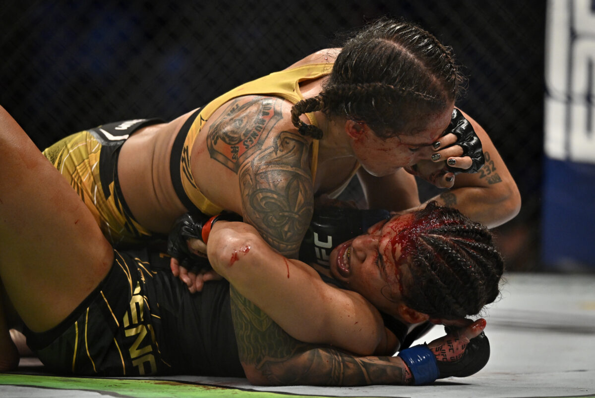 UFC 277 ‘Fight Motion’: Watch Amanda Nunes batter Julianna Peña in super-slow motion