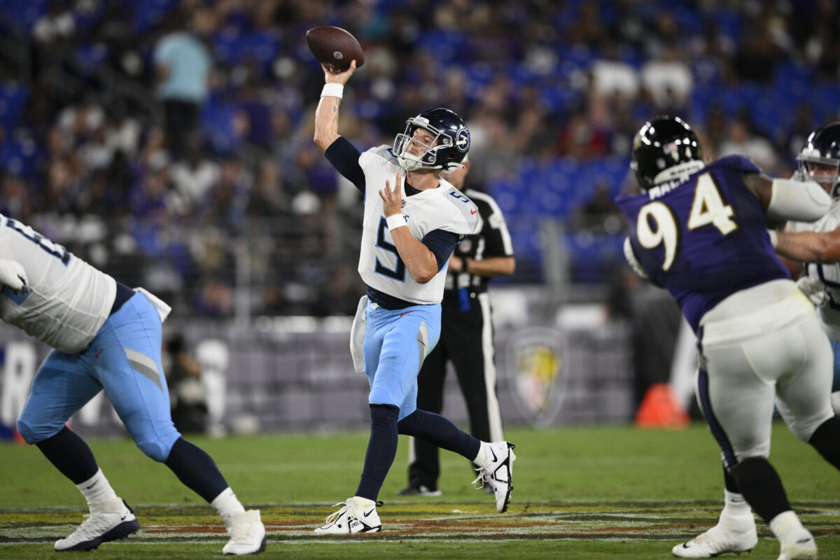 Titans’ Mike Vrabel evaluates QB performances from preseason Week 1