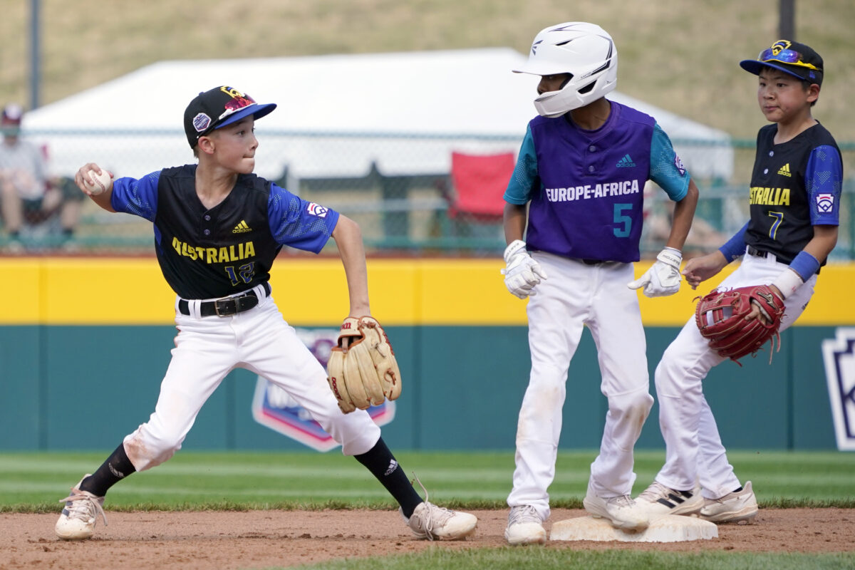 Umpire confusion in Little League World Series gave Australia a triple play, then wiped it out