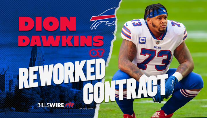 Bills restructure Dion Dawkins’ contract, free salary cap space