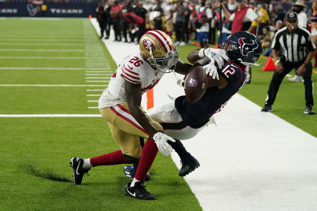 Watch: Sweet play by CB Samuel Womack sets up another 49ers INT