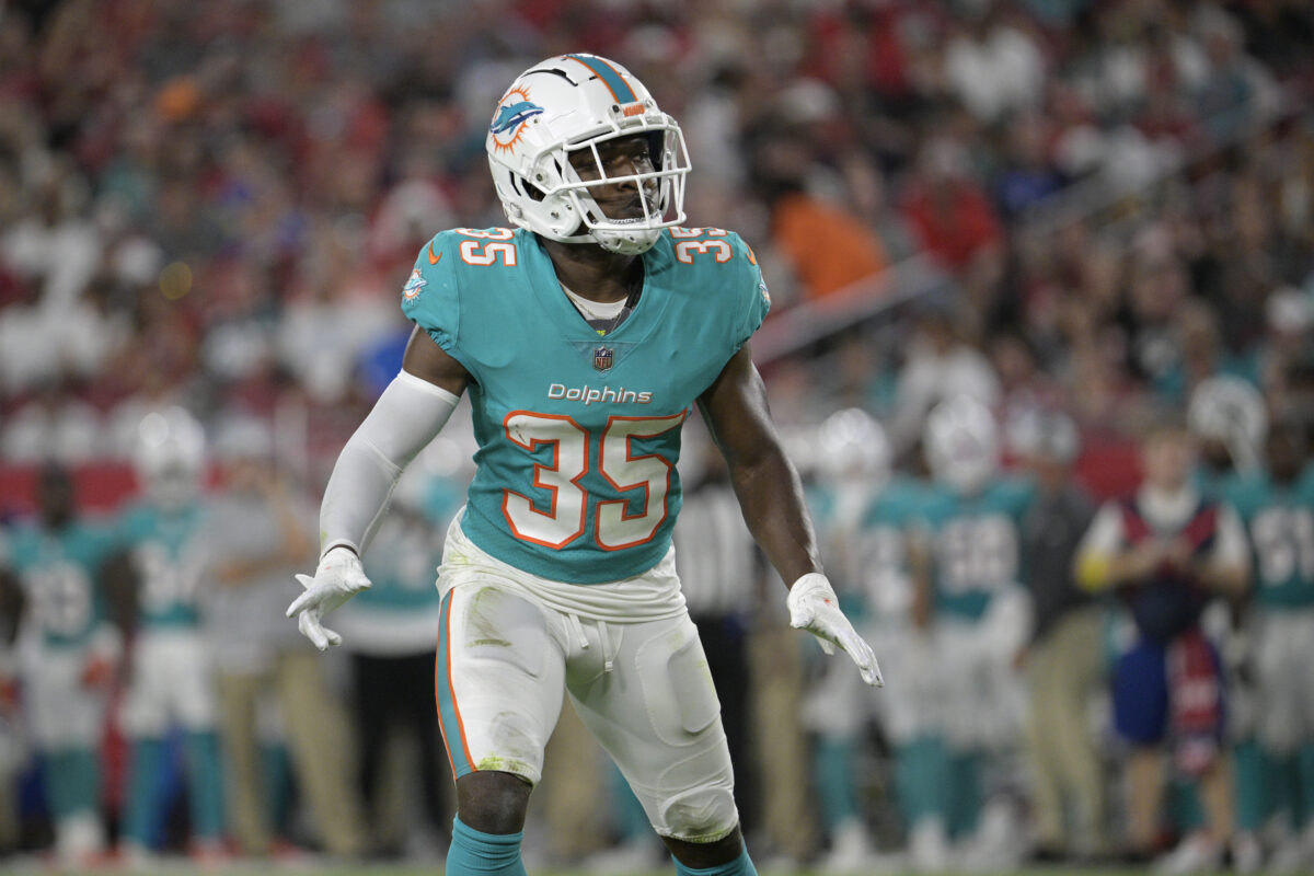 Dolphins waive DB D’Angelo Ross with injury designation