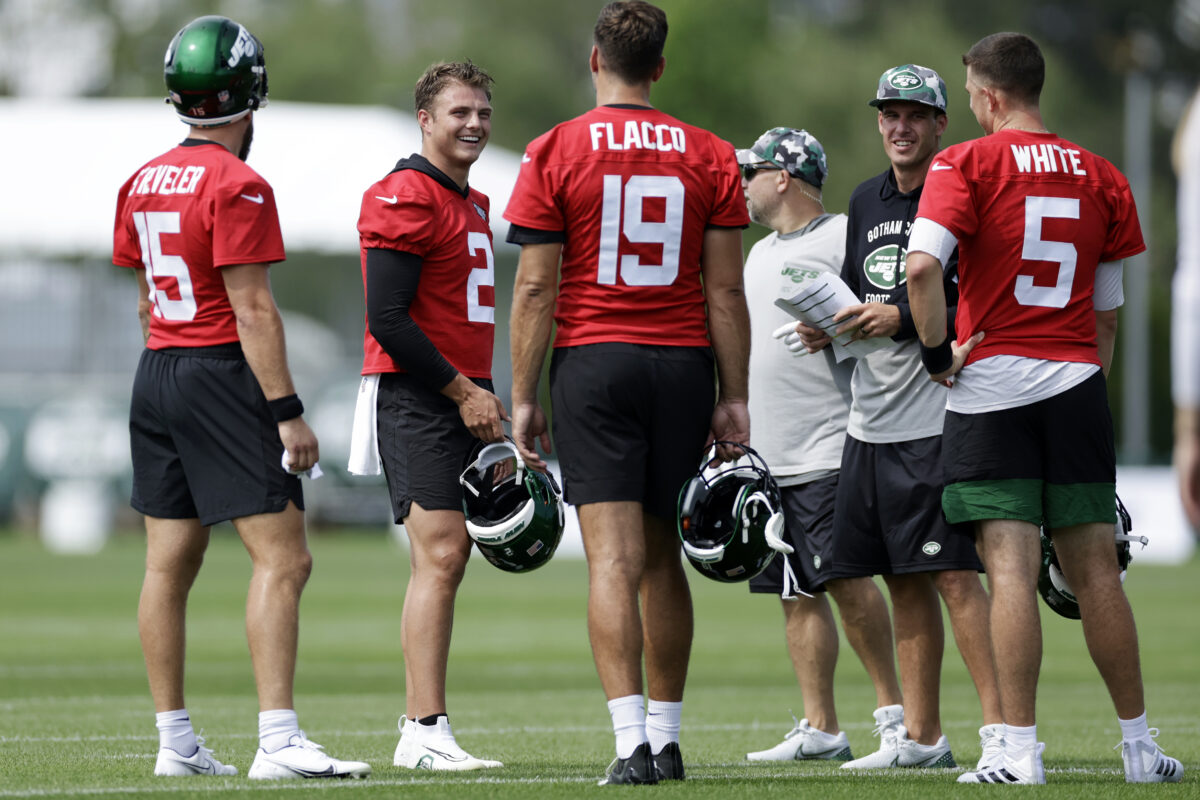 Joe Flacco and Jets post solid first day of joint work with Falcons