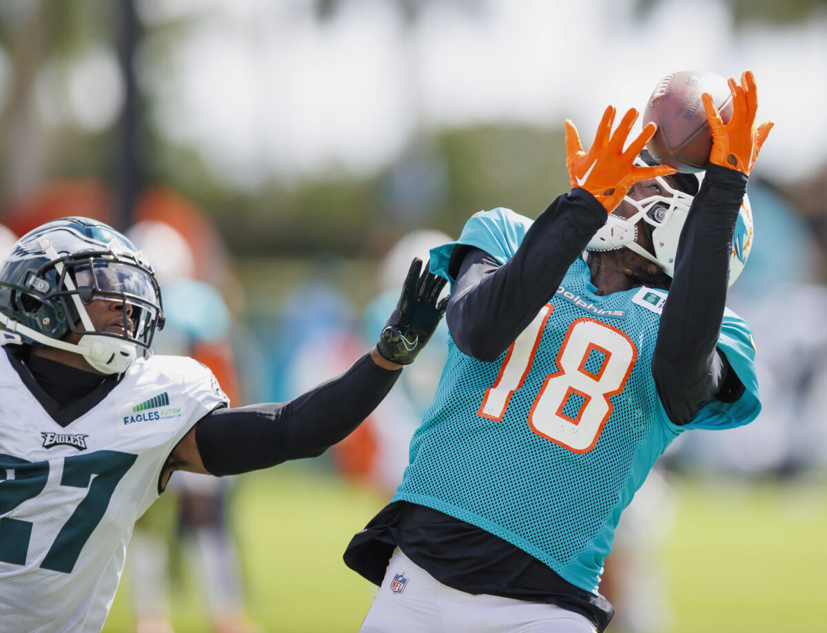 Dolphins’ announce Thursday’s joint practice with Eagles is canceled