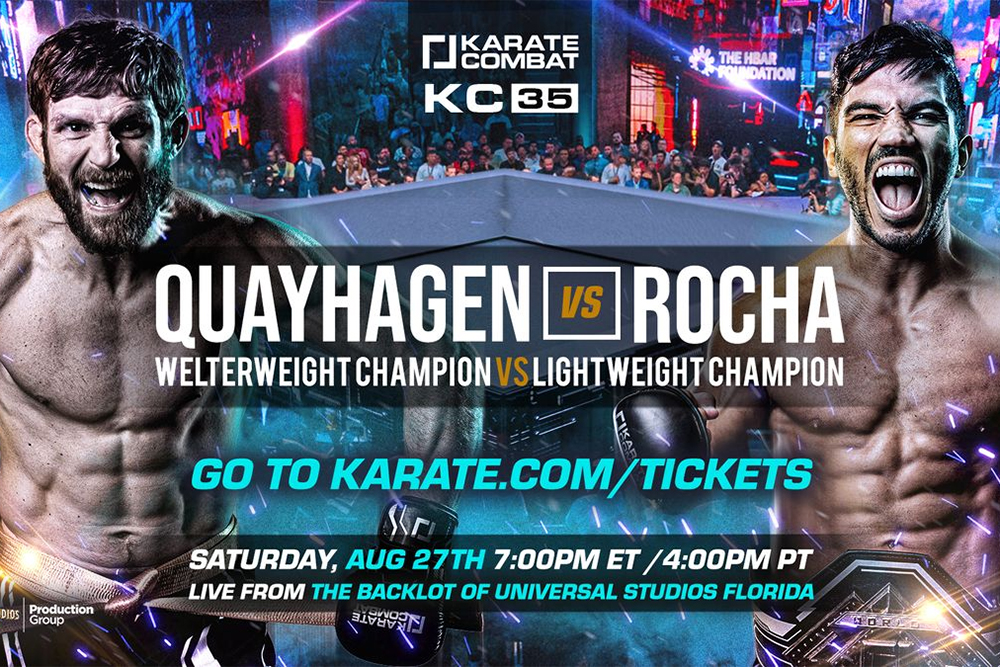 How to watch Karate Combat 35: Quayhagen vs. Rocha: Who’s fighting, lineup, broadcast info