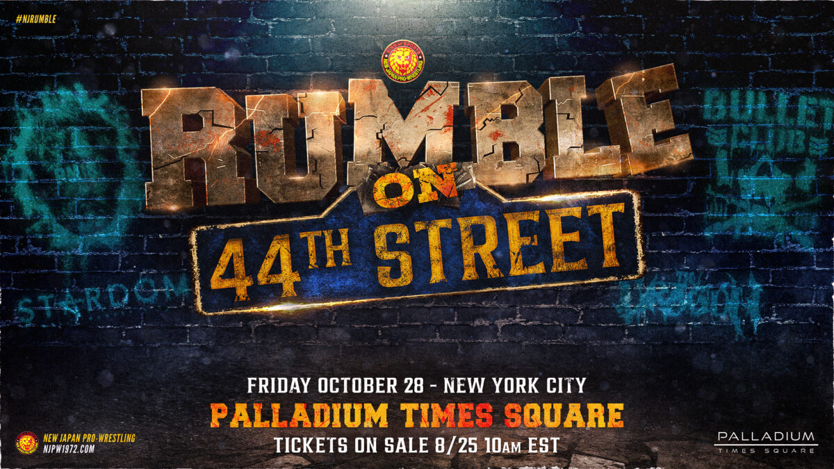 NJPW returning to NYC in October for Rumble on 44th Street