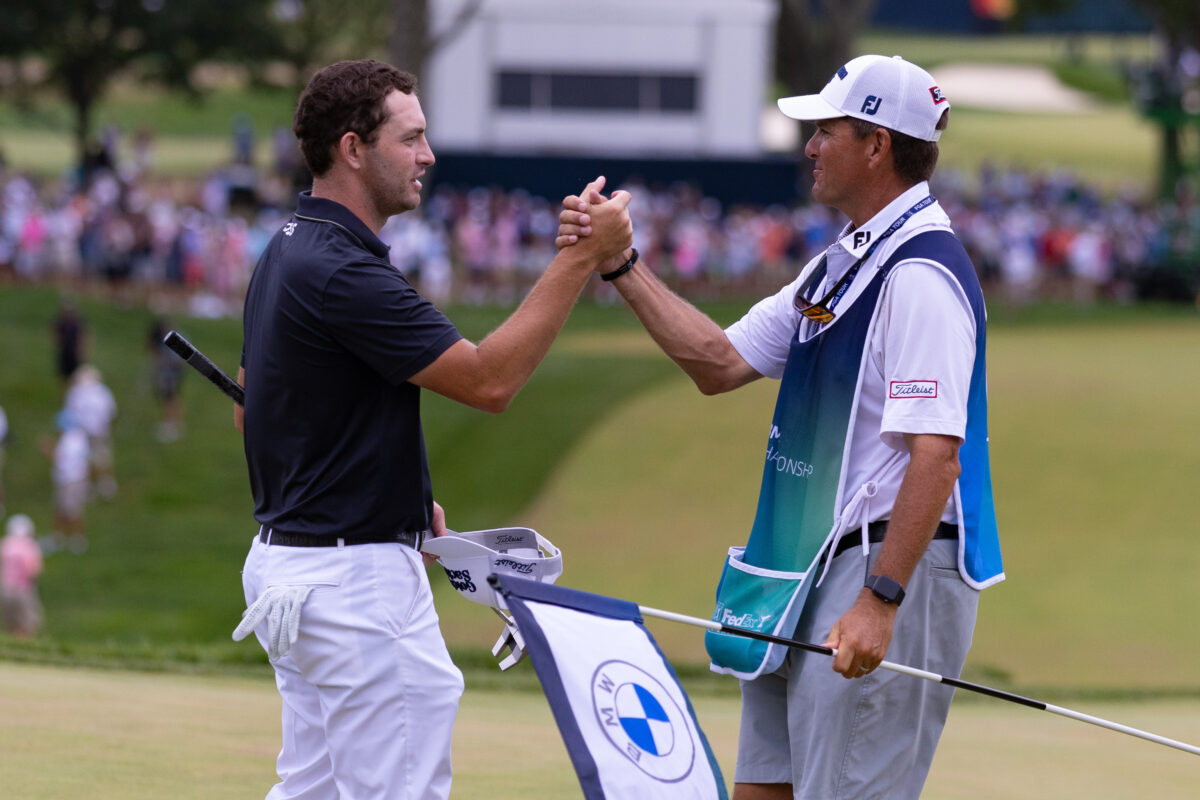 ‘I won’t say easy because it’s not easy’: Caddie Matt Minister says Patrick Cantlay should be comfortable as defending FedEx Cup Playoffs champion