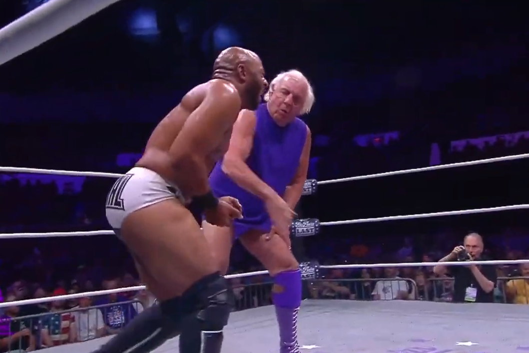 See highlights of Ric Flair’s Last Match
