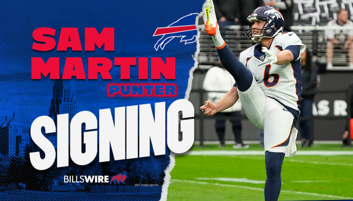 Buffalo Bills signing punter Sam Martin