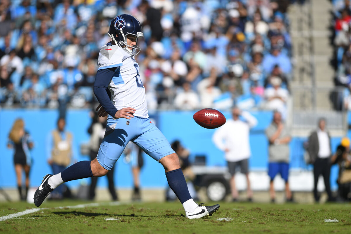 It doesn’t look like Buffalo native Brett Kern will punt for the Bills