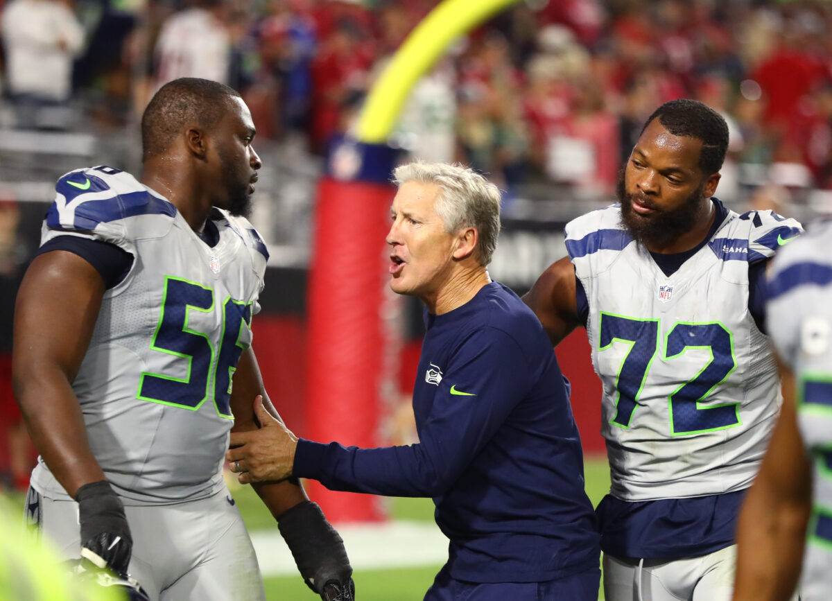 Seahawks great Michael Bennett asks Pete Carroll why he traded him