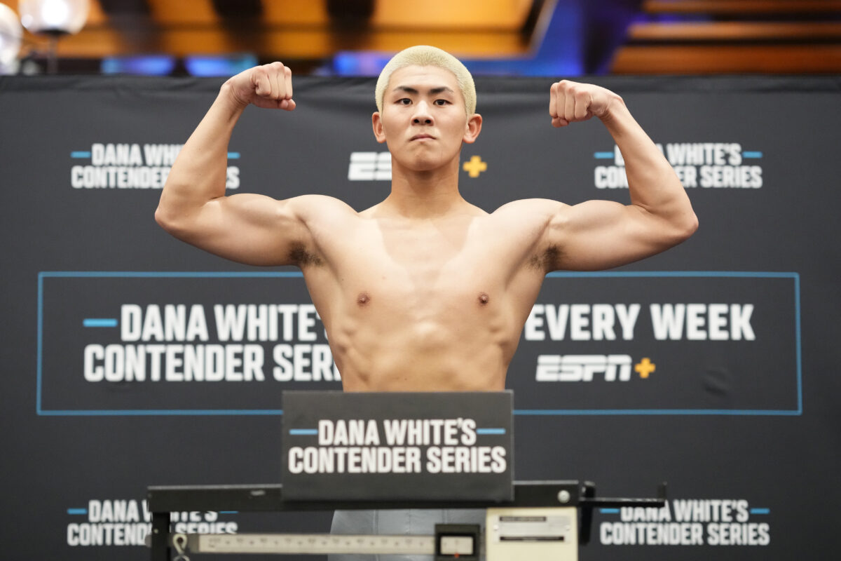 Dana White’s Contender Series 52 weigh-in results: Yusaku Kinoshita, Jose Henrique set for main event