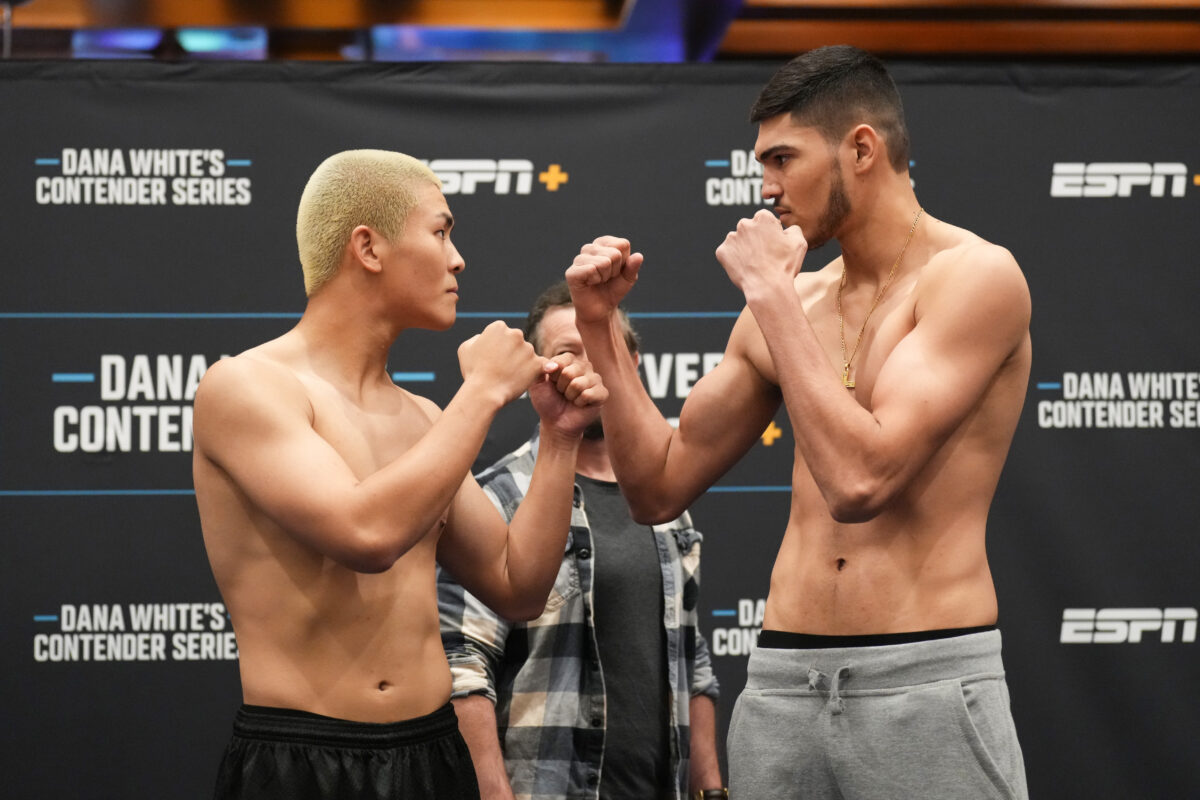 Dana White’s Contender Series 52 faceoff highlights video, photo gallery from Las Vegas