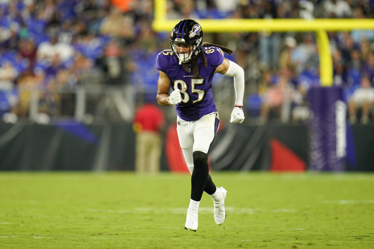 Ravens waive WR Shemar Bridges with injury settlement