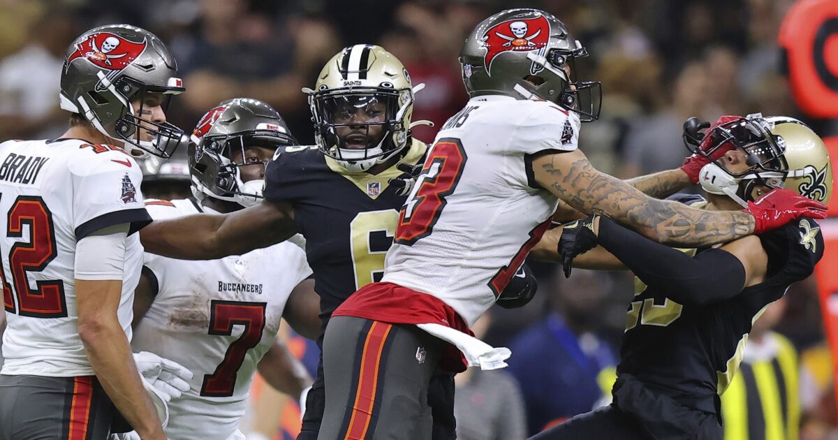 Panthers CB Donte Jackson jokes about Buccaneers-Saints fight