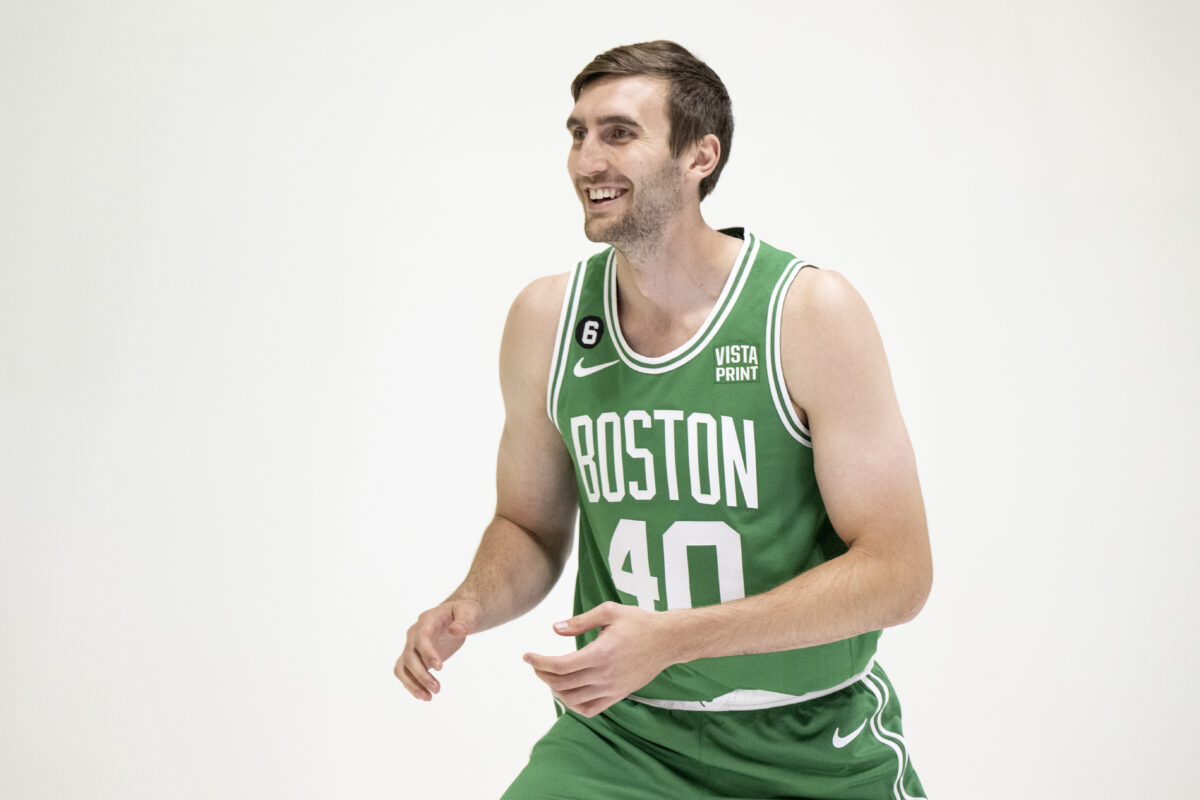 Celtics’ Luke Kornet buys into ‘Green Kornet’ nickname at Boston’s 2022 Media Day