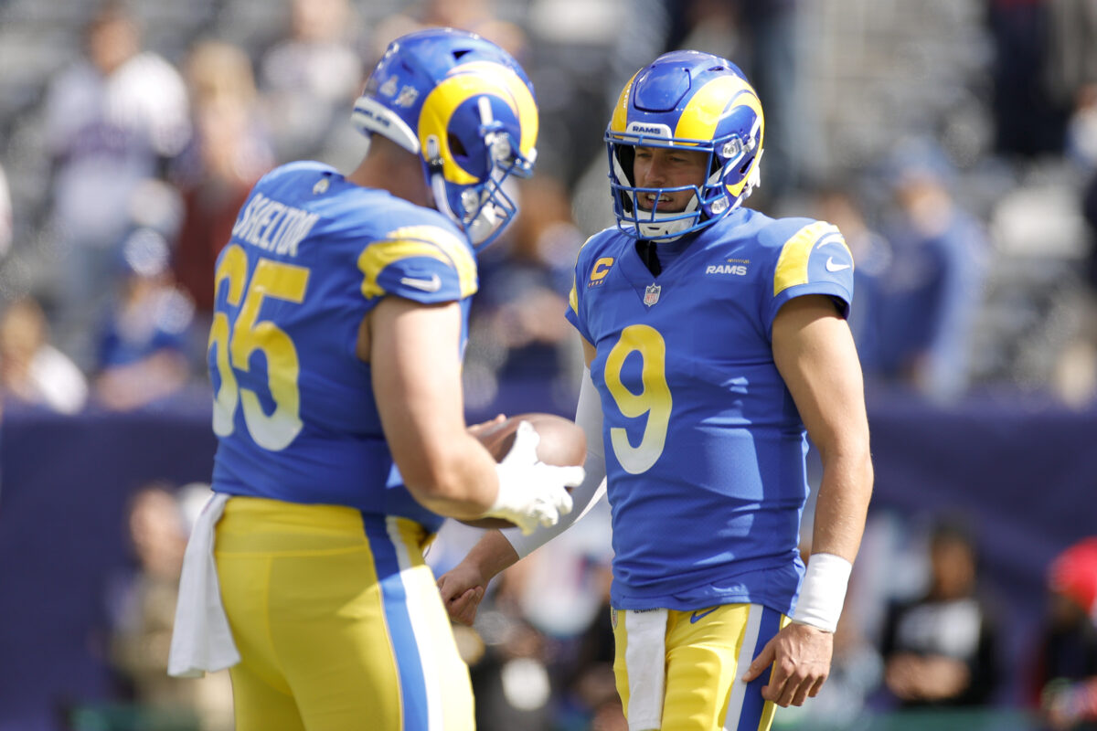Tremayne Anchrum Jr.: Rams will ‘be just fine’ with Coleman Shelton at center