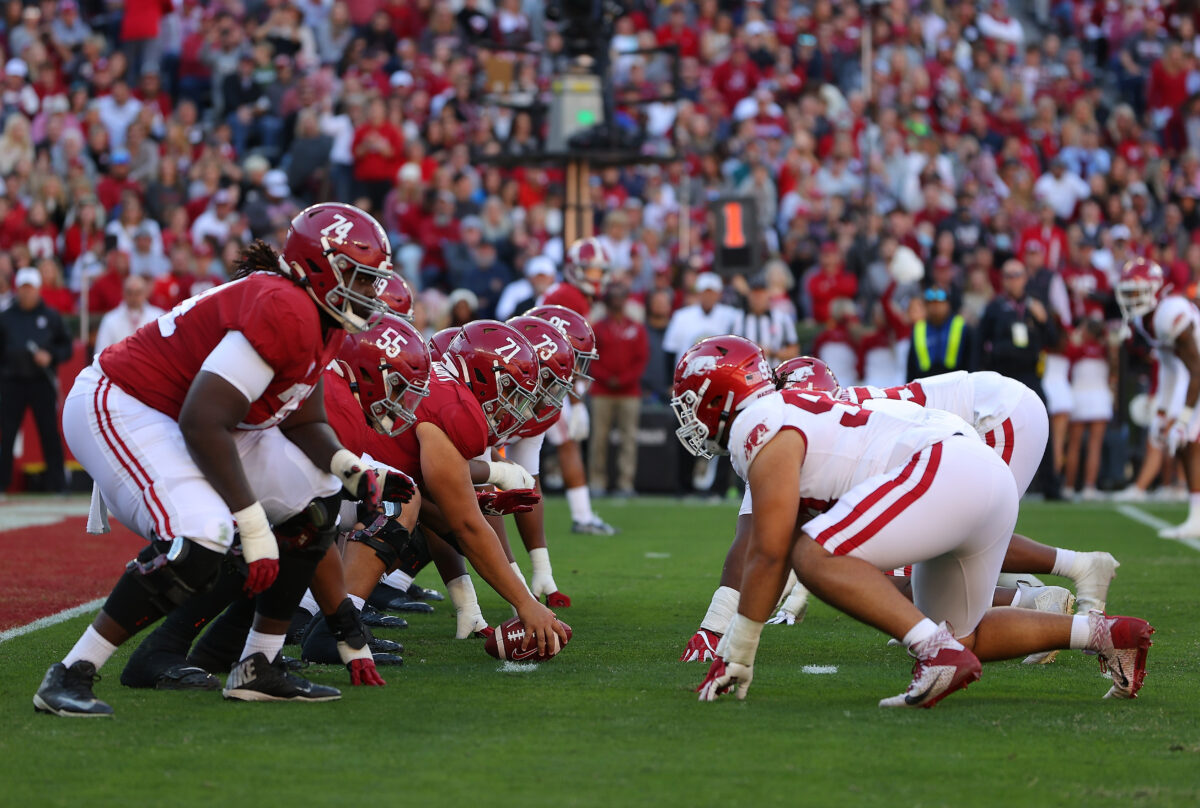 Game time announced for Alabama’s Week 5 matchup with Arkansas