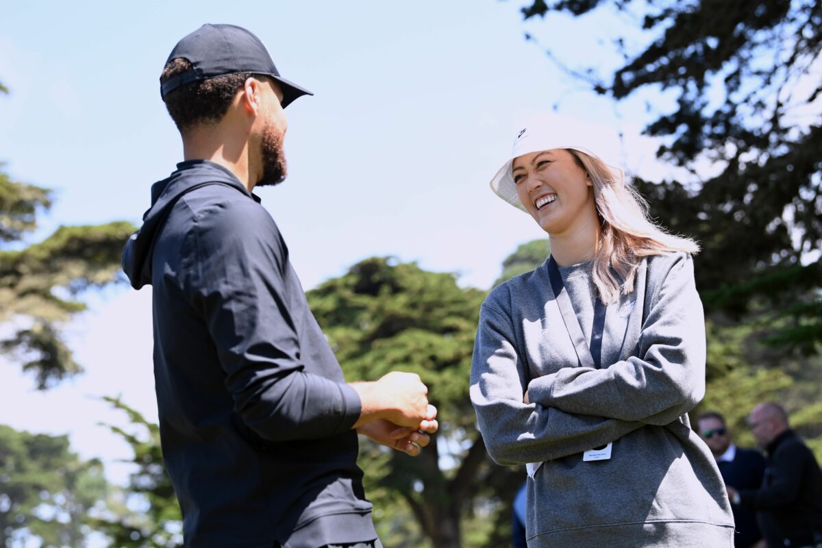 Photos: Steph Curry welcomes Michelle Wie West, Collin Morikawa to Underrated Golf finale at TPC Harding Park