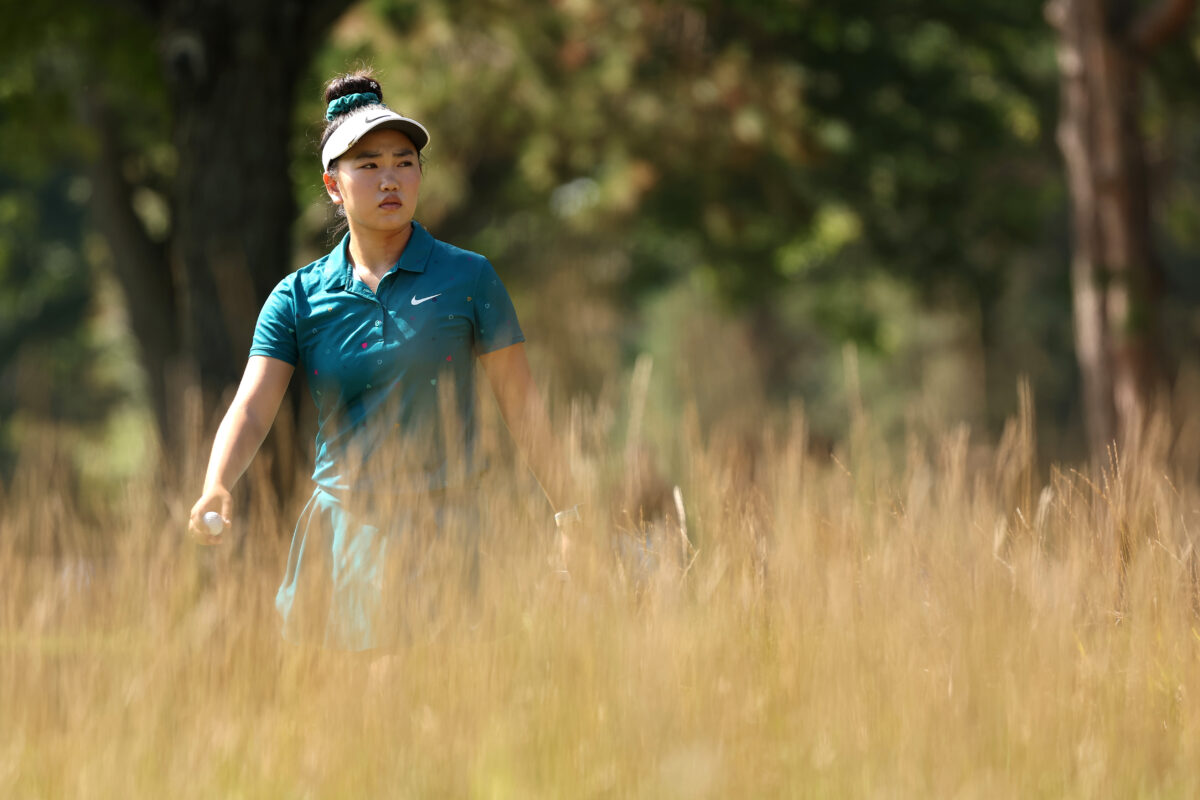 19-year-old Lucy Li fist pumps her way to 54-hole lead at Dana Open
